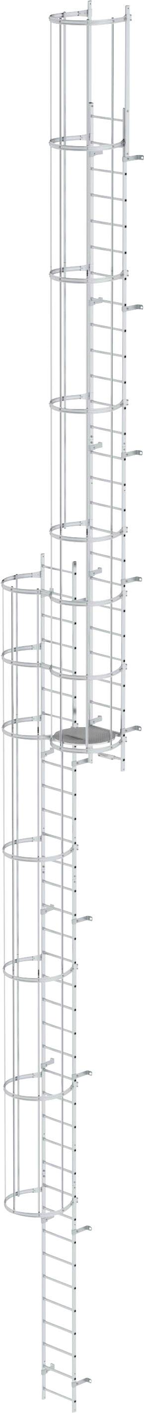 MUNK Günzburger Steigtechnik 510155 Aluminium Mehrzügige Steigleiter Montage mit Werkzeug DIN 18799