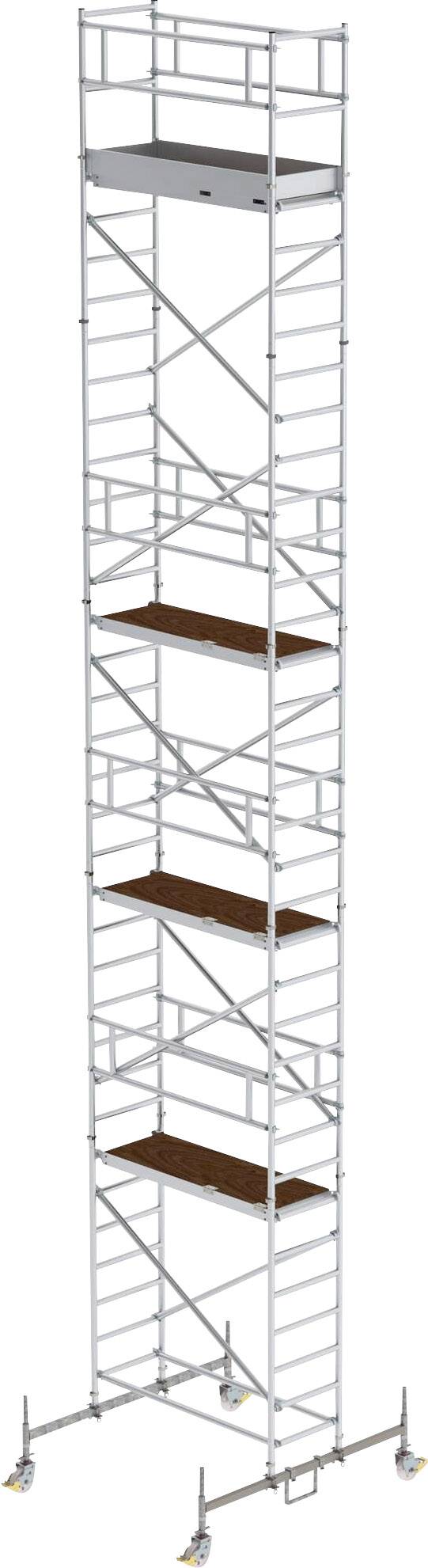 MUNK Günzburger Steigtechnik 154945 Rollgerüst Montage ohne Werkzeug Arbeitshöhe (max.): 11.5m