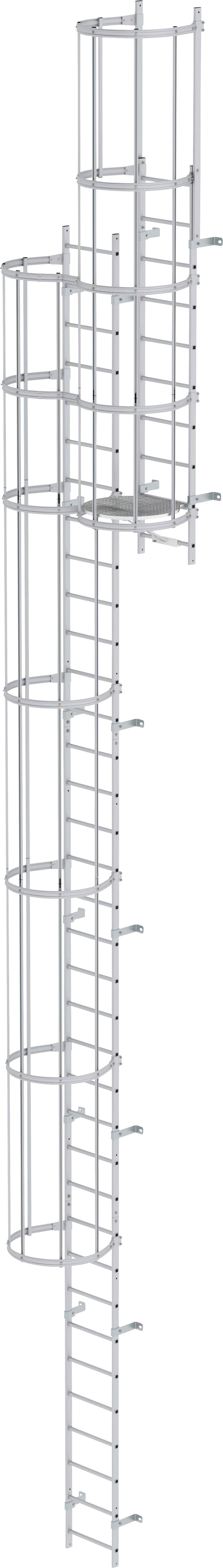 MUNK Günzburger Steigtechnik 500130 Aluminium Mehrzügige Steigleiter Montage mit Werkzeug DIN 18799