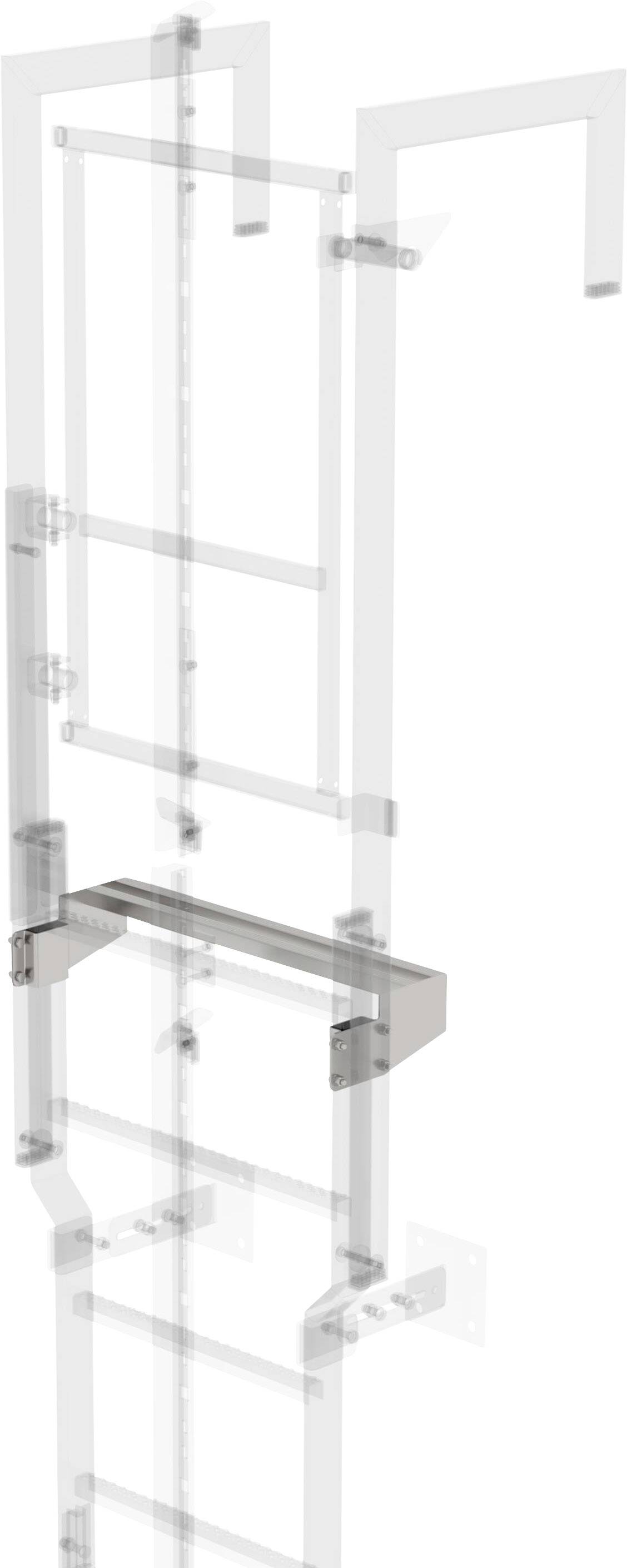 MUNK Günzburger Steigtechnik 68972 Ausstiegstritt Montage mit Werkzeug