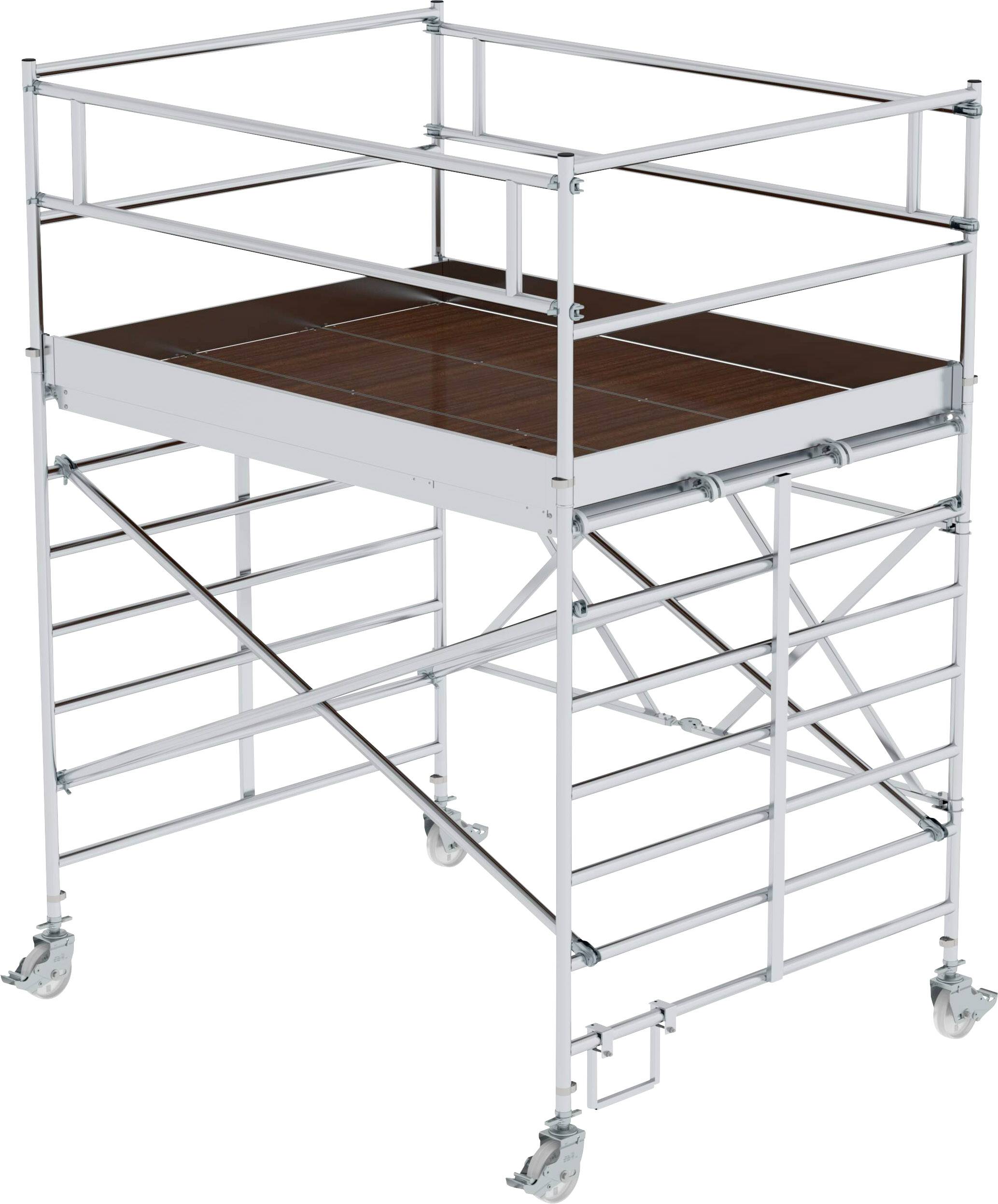 MUNK Günzburger Steigtechnik 115500 Klappgerüst Montage ohne Werkzeug Arbeitshöhe (max.): 4.4m