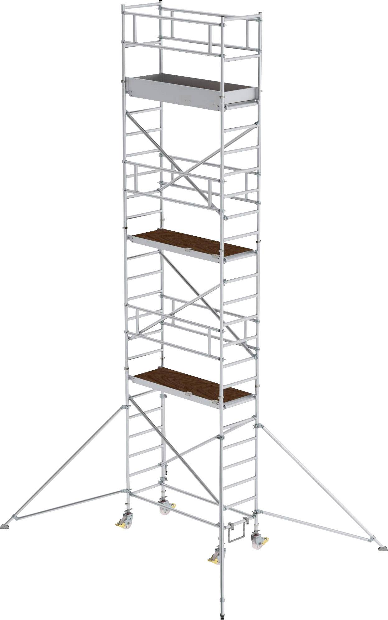 MUNK Günzburger Steigtechnik 154646 Rollgerüst Montage ohne Werkzeug Arbeitshöhe (max.): 8.4m