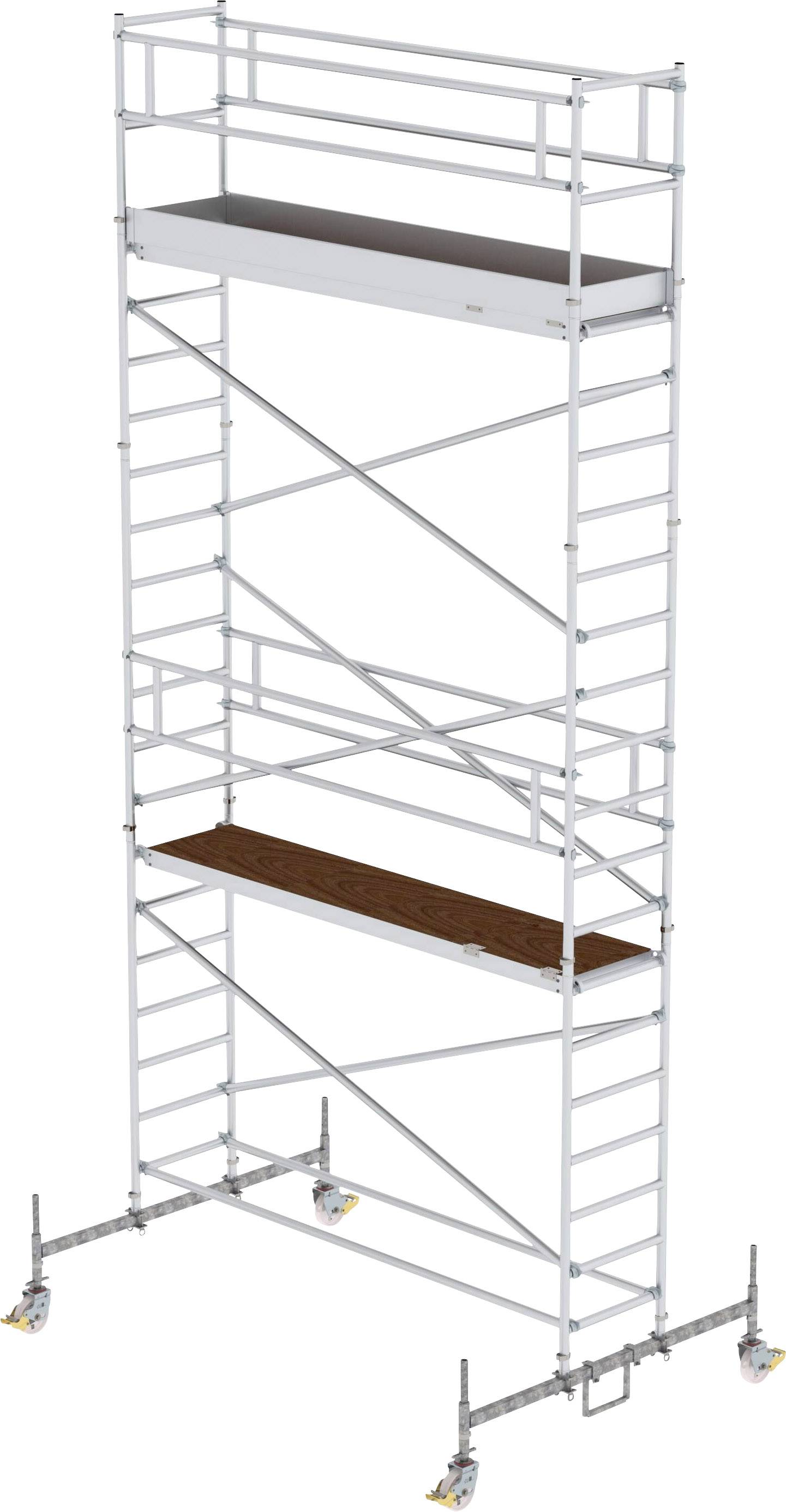 MUNK Günzburger Steigtechnik 156545 Rollgerüst Montage ohne Werkzeug Arbeitshöhe (max.): 7.5m