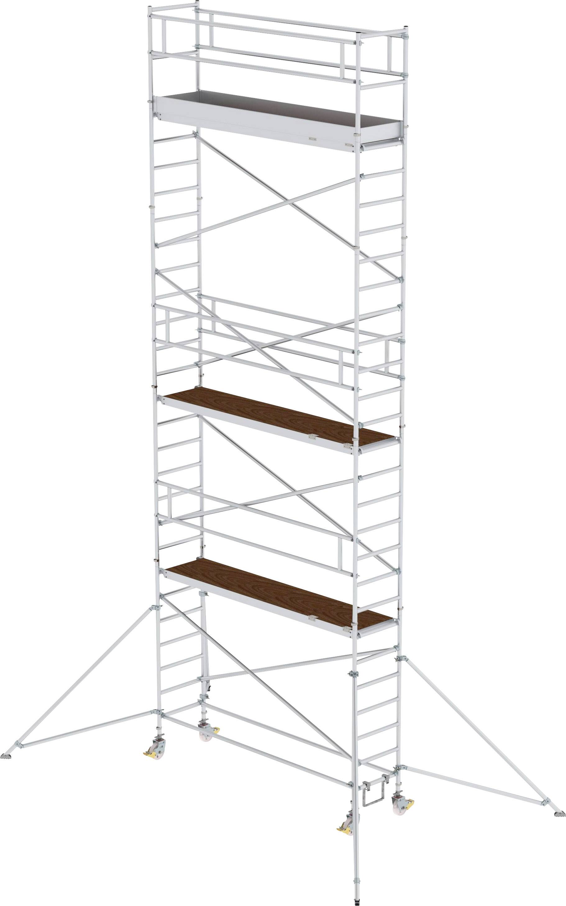 MUNK Günzburger Steigtechnik 156746 Rollgerüst Montage ohne Werkzeug Arbeitshöhe (max.): 9.4m
