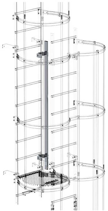 MUNK Günzburger Steigtechnik 61274 Sicherungsstrebe 1St.