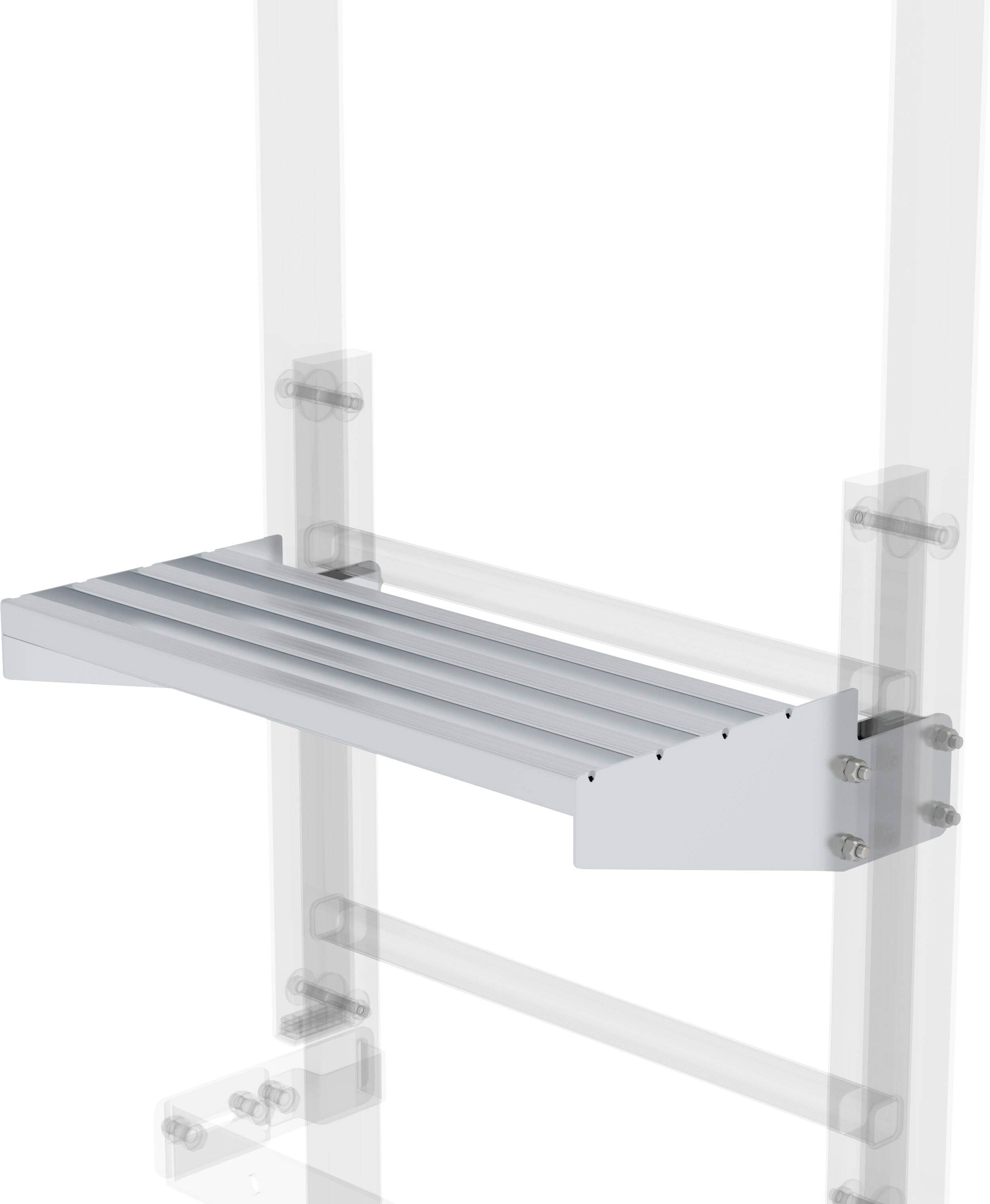 MUNK Günzburger Steigtechnik 62969 Ausstiegstritt Montage mit Werkzeug