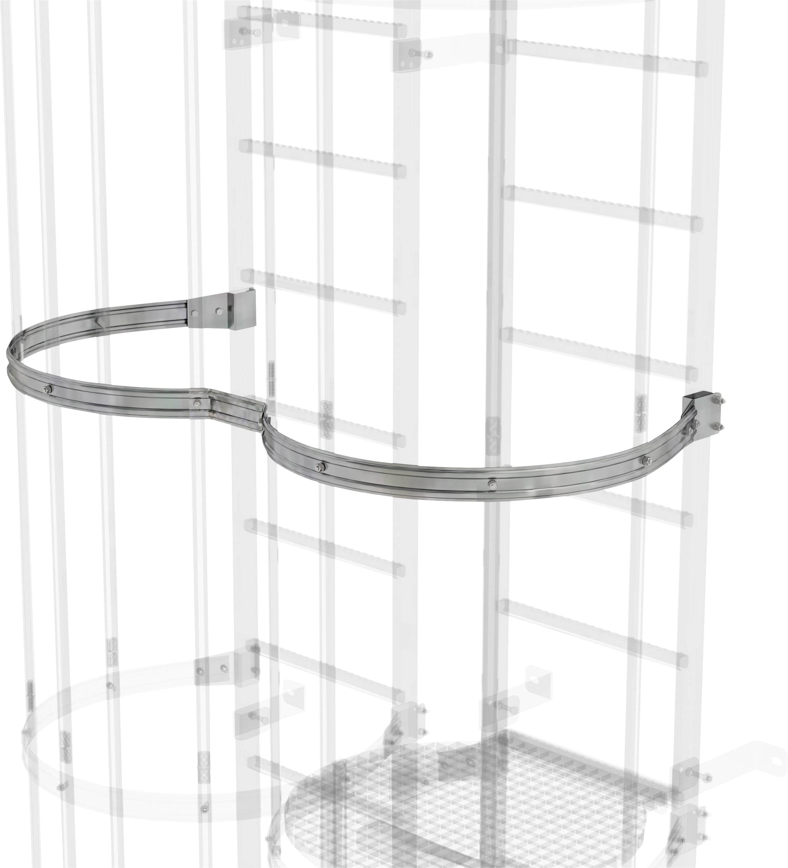 MUNK Günzburger Steigtechnik 63963 Rückenschutzbügel 1St.