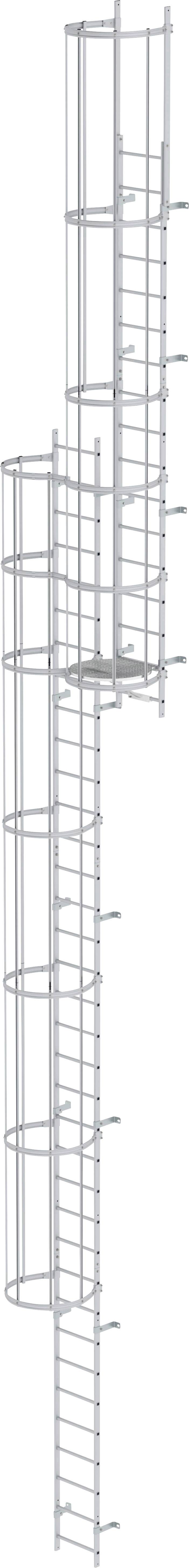 MUNK Günzburger Steigtechnik 500140 Aluminium Mehrzügige Steigleiter Montage mit Werkzeug DIN 18799