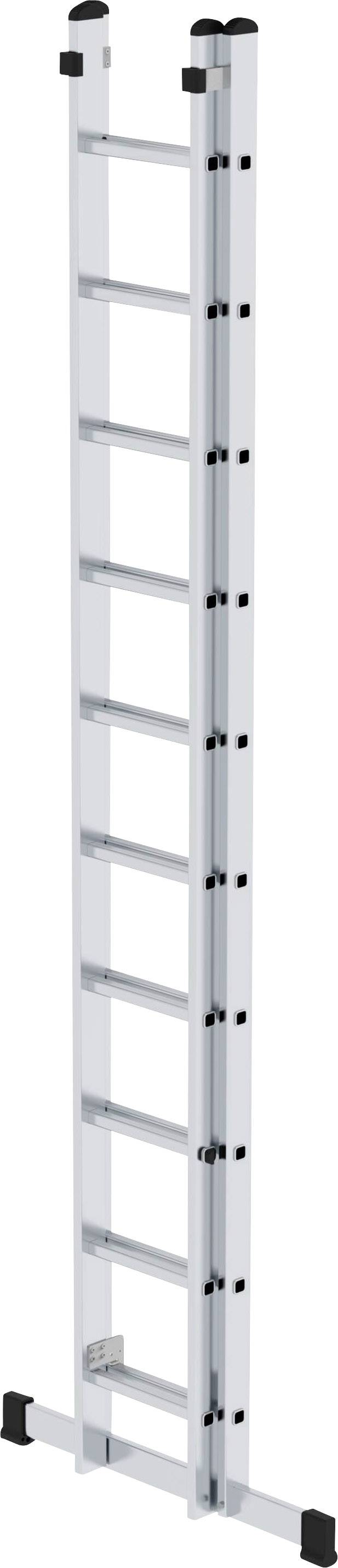 MUNK Günzburger Steigtechnik 20810 Aluminium Schiebeleiter Montage mit Werkzeug Arbeitshöhe (max.): 6m
