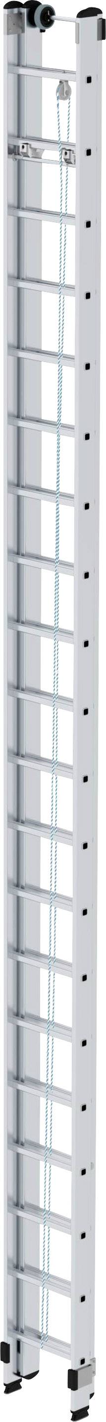 MUNK Günzburger Steigtechnik 21220 Aluminium Seilzugleiter Arbeitshöhe (max.): 11.4m