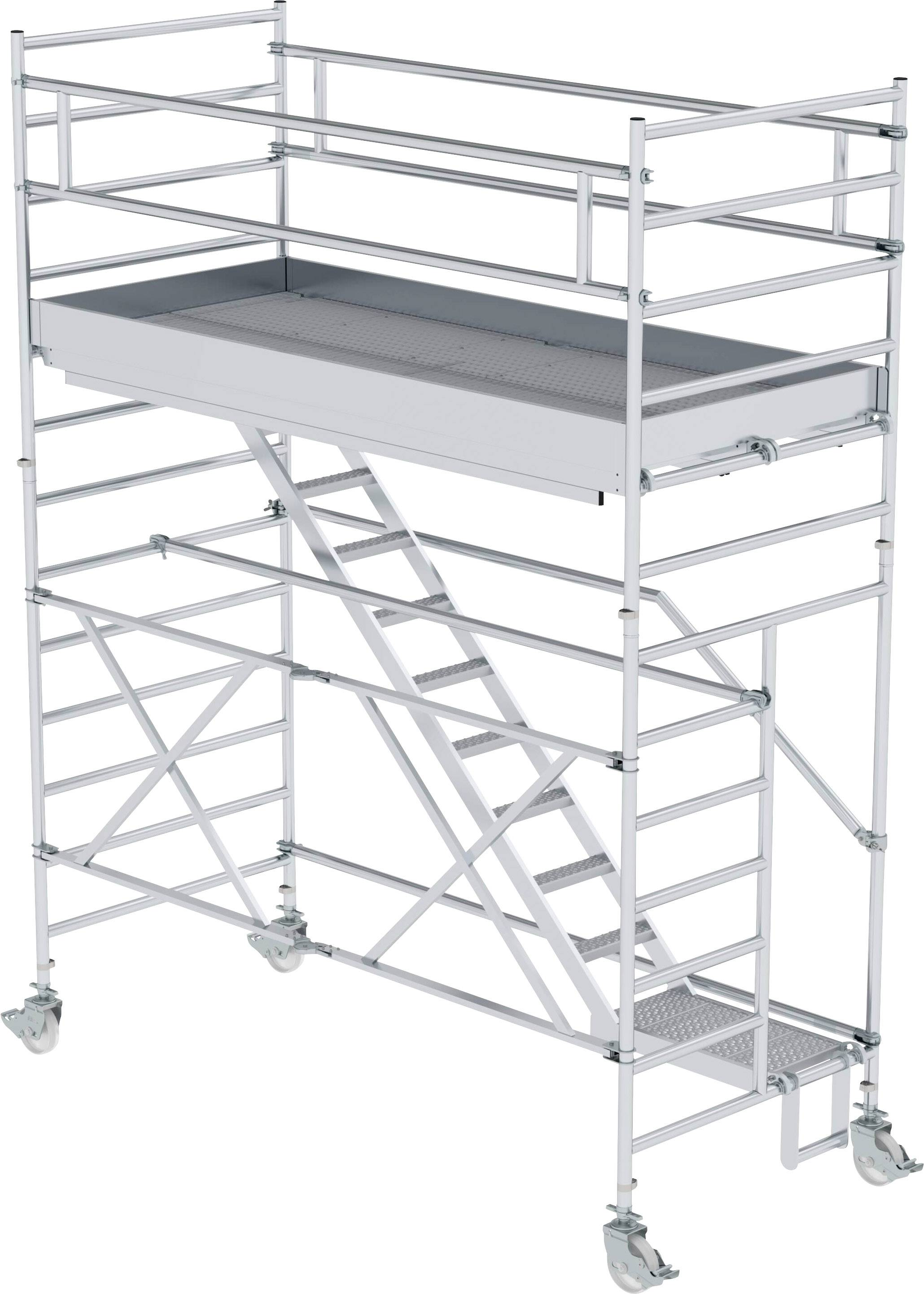 MUNK Günzburger Steigtechnik 70500 Rollgerüst Montage ohne Werkzeug, starr