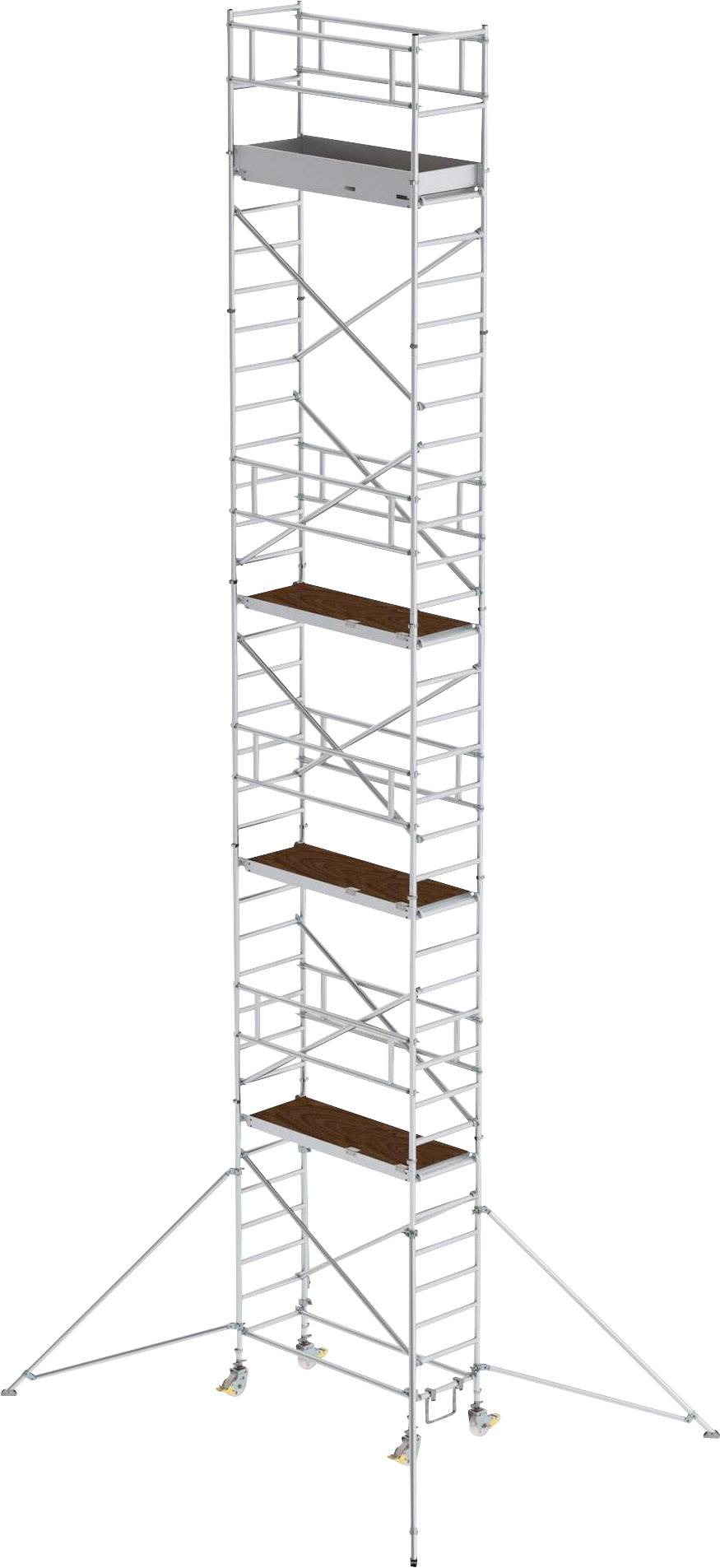 MUNK Günzburger Steigtechnik 154946 Rollgerüst Montage ohne Werkzeug Arbeitshöhe (max.): 11.4m