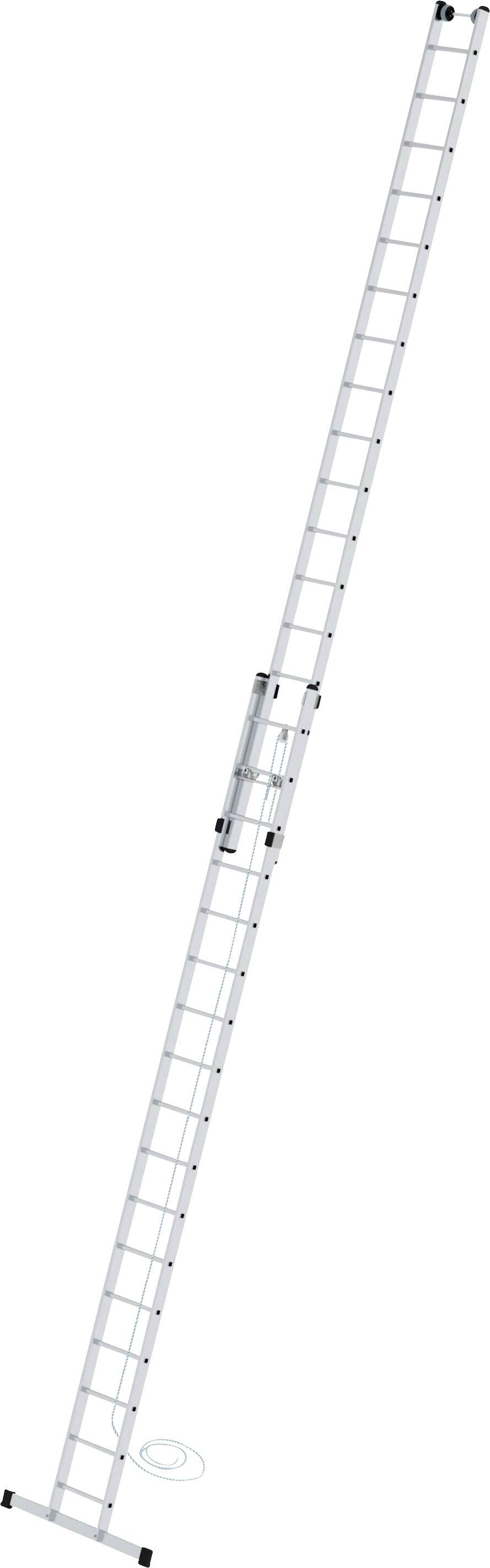 MUNK Günzburger Steigtechnik 11717 Aluminium Seilzugleiter Montage mit Werkzeug Arbeitshöhe (max.): 10m