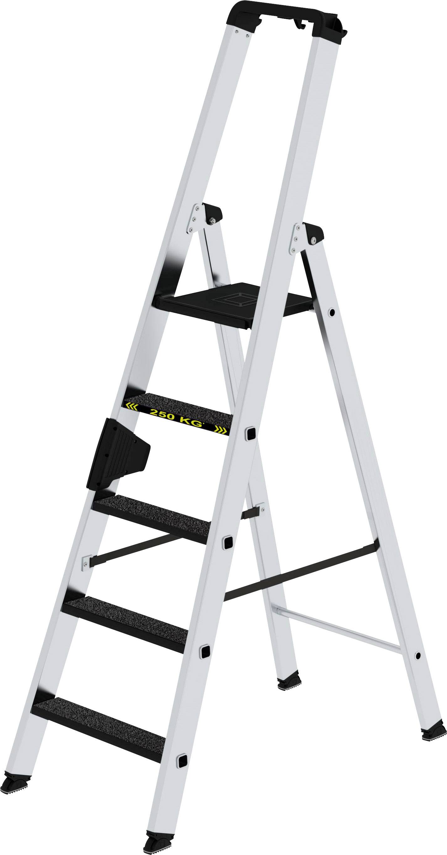 MUNK Günzburger Steigtechnik 42705 Aluminium Stufen-Stehleiter Arbeitshöhe (max.): 3.25m