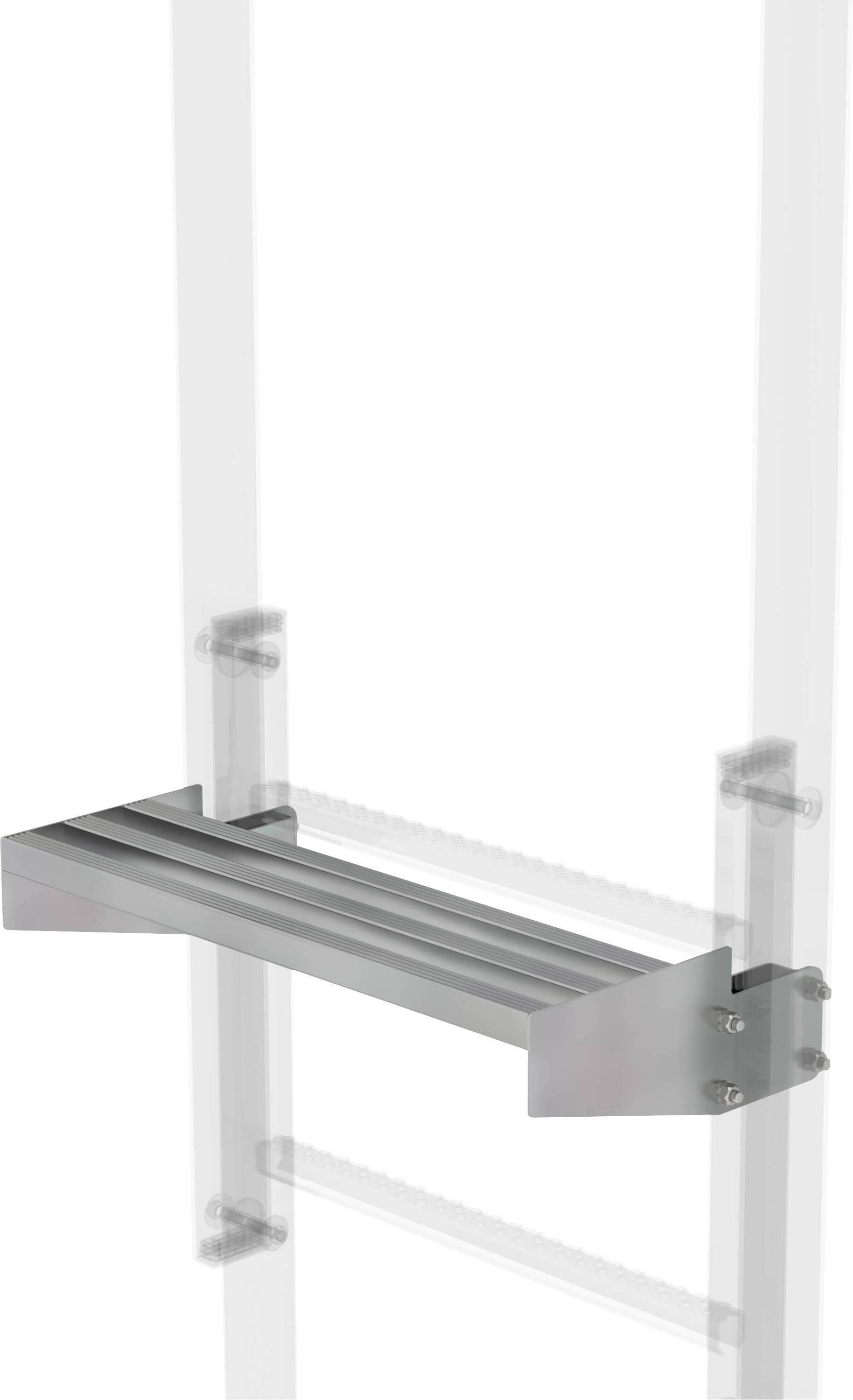 MUNK Günzburger Steigtechnik 63968 Ausstiegstritt Montage mit Werkzeug