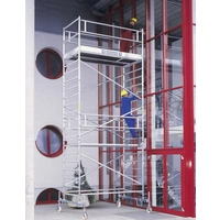 MUNK Günzburger Steigtechnik 175535 Rollgerüst Montage ohne Werkzeug Arbeitshöhe (max.): 7.5m MUNK Günzburger Steigtechnik 175535 Rollgerüst Montage ohne Werkzeug Arbeitshöhe (max.): 7.5m