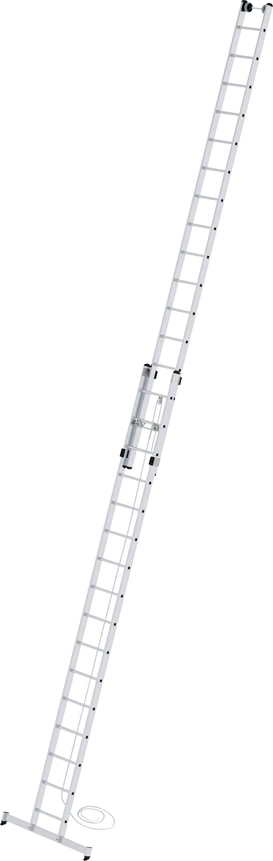 MUNK Günzburger Steigtechnik 21316 Aluminium Seilzugleiter Montage mit Werkzeug Arbeitshöhe (max.): 9.4m