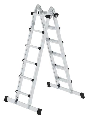 MUNK Günzburger Steigtechnik 32124 Aluminium Teleskopleiter Arbeitshöhe (max.): 7.5m