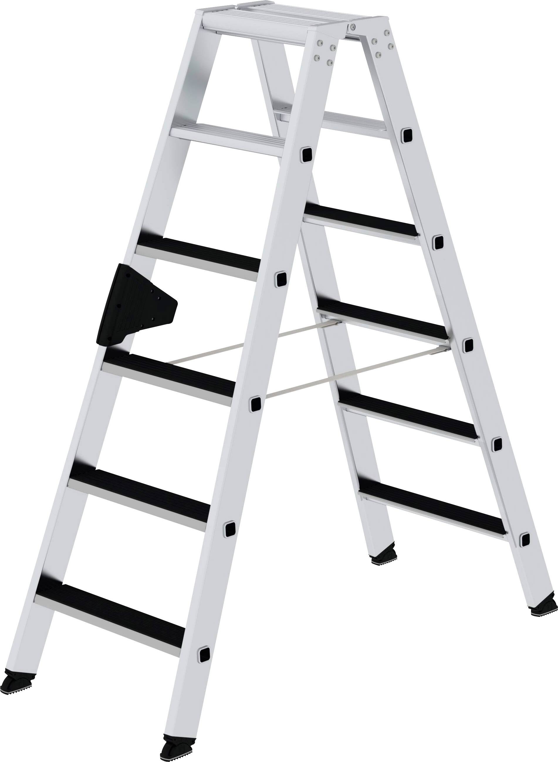 MUNK Günzburger Steigtechnik 41606 Aluminium Stufen-Stehleiter Arbeitshöhe (max.): 3m