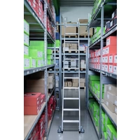 MUNK Günzburger Steigtechnik 44611 Stufen-Regalleiter 1St. MUNK Günzburger Steigtechnik 44611 Stufen-Regalleiter 1St.