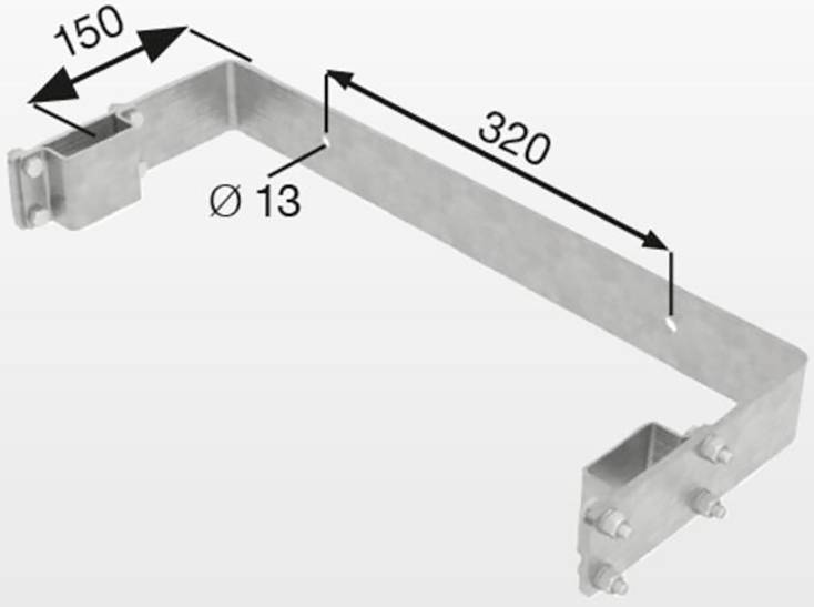 MUNK Günzburger Steigtechnik 63257 Wandhalter 1St.