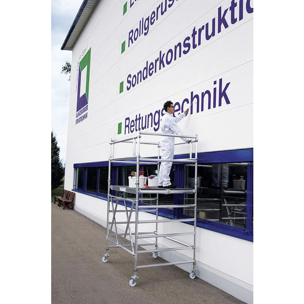 MUNK Günzburger Steigtechnik 115148 Klappgerüst Montage ohne Werkzeug Arbeitshöhe (max.): 6.8m