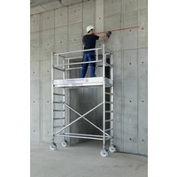 MUNK Günzburger Steigtechnik 155745 Rollgerüst Montage ohne Werkzeug Arbeitshöhe (max.): 9.5m MUNK Günzburger Steigtechnik 155745 Rollgerüst Montage ohne Werkzeug Arbeitshöhe (max.): 9.5m