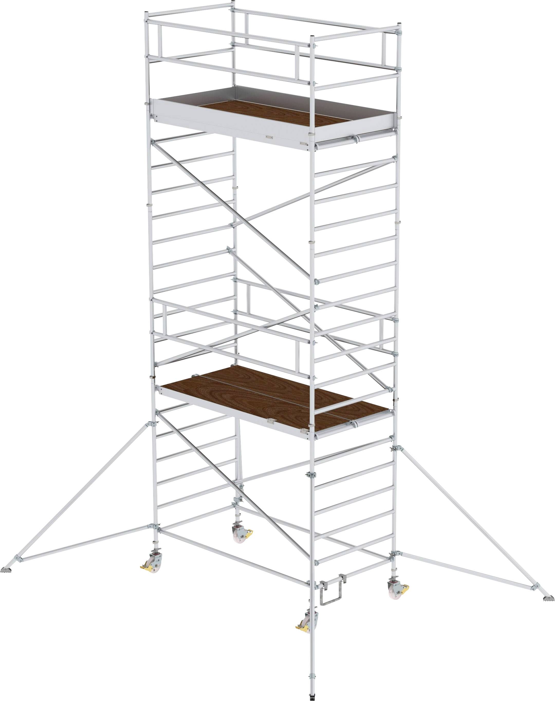 MUNK Günzburger Steigtechnik 168535 Rollgerüst Montage ohne Werkzeug Arbeitshöhe (max.): 7.4 m