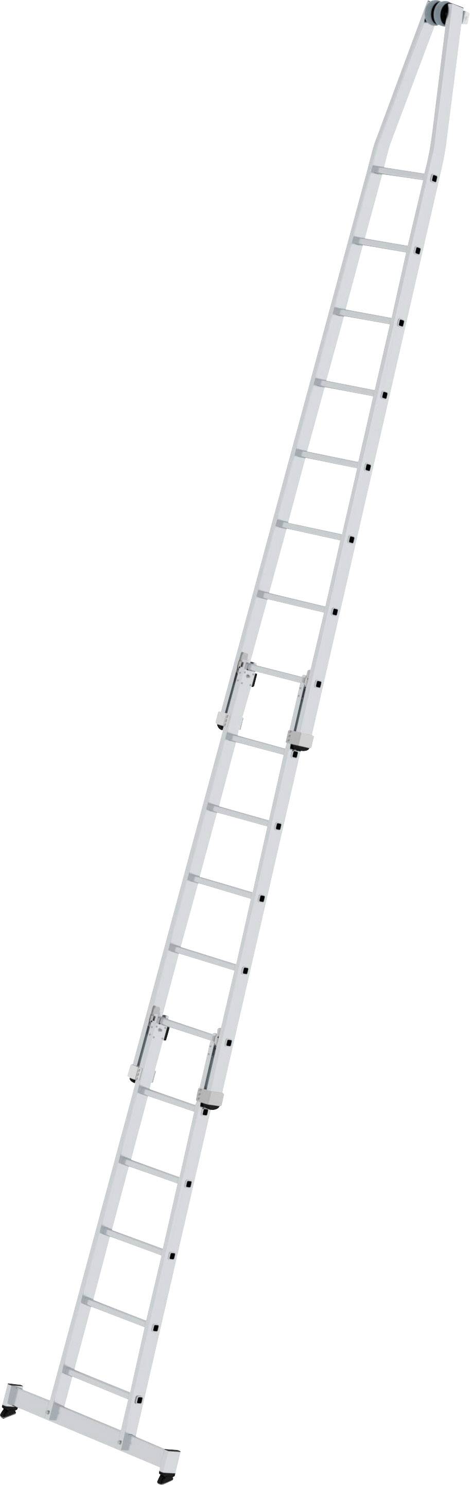 MUNK Günzburger Steigtechnik 11018 Aluminium Glasreinigerleiter Arbeitshöhe (max.): 6.8m