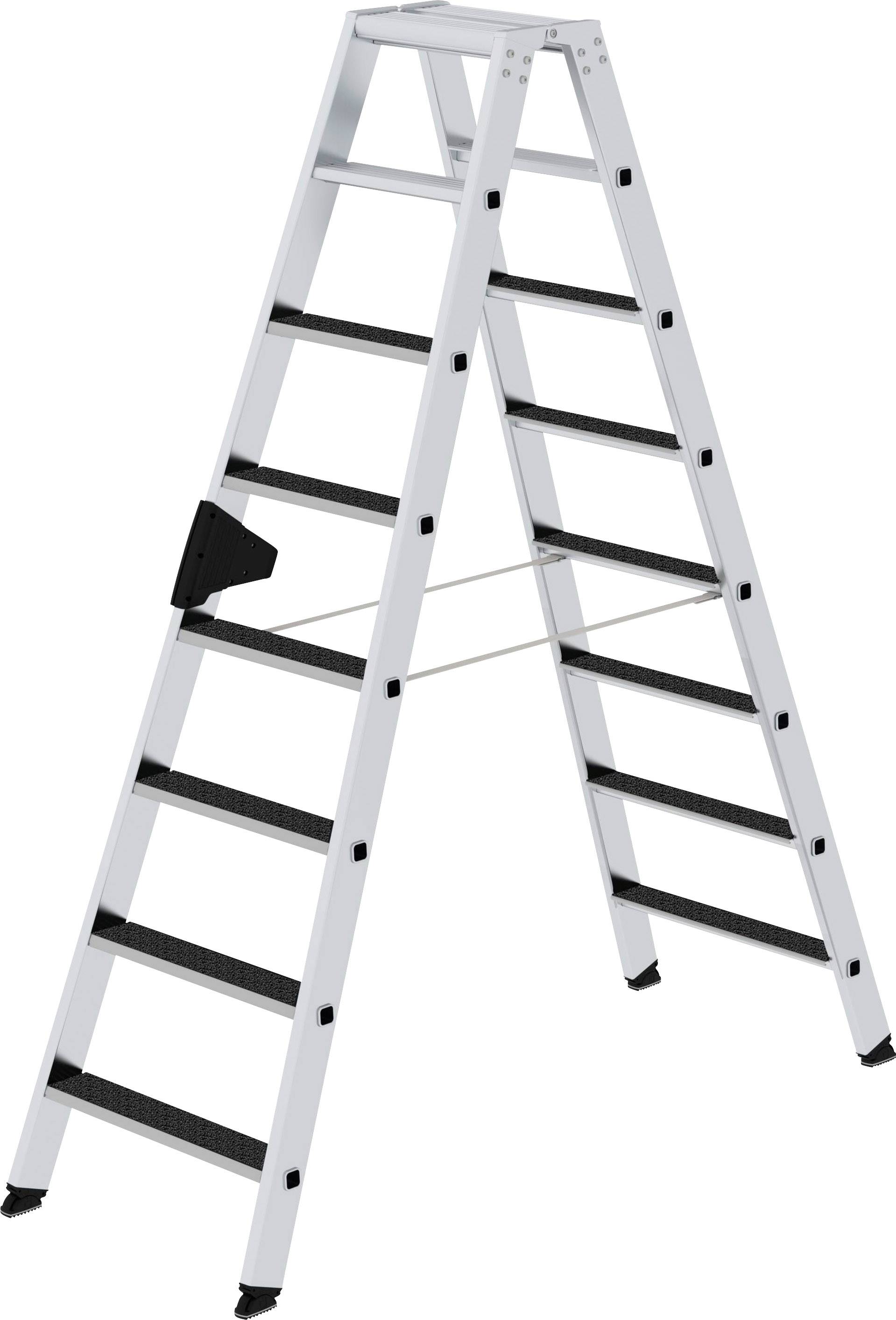 MUNK Günzburger Steigtechnik 41641 Aluminium Stufen-Stehleiter Arbeitshöhe (max.): 3.5m