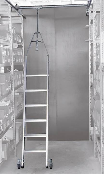 MUNK Günzburger Steigtechnik 44506 Stufen-Regalleiter 1St.