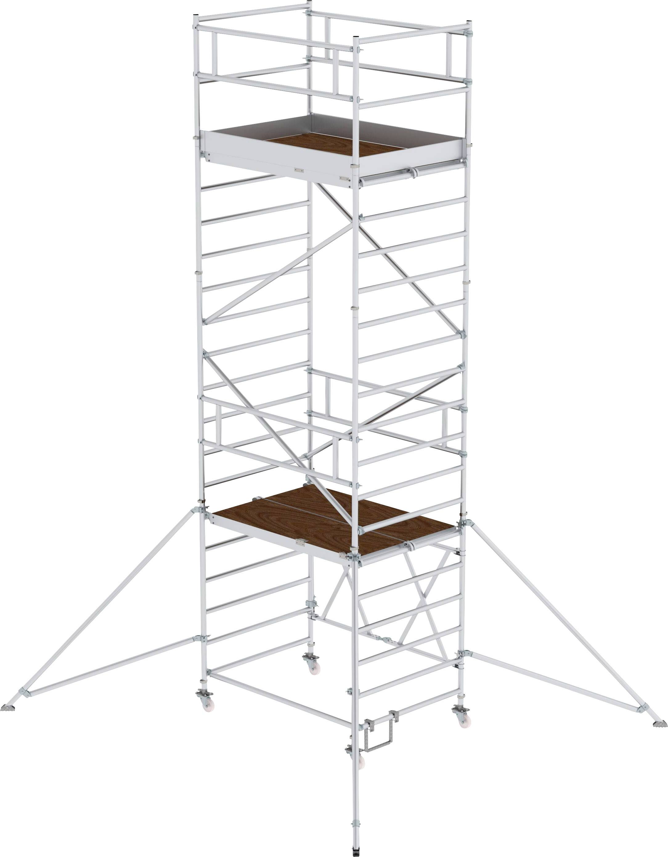 MUNK Günzburger Steigtechnik 115248 Klappgerüst Montage ohne Werkzeug Arbeitshöhe (max.): 6.8m