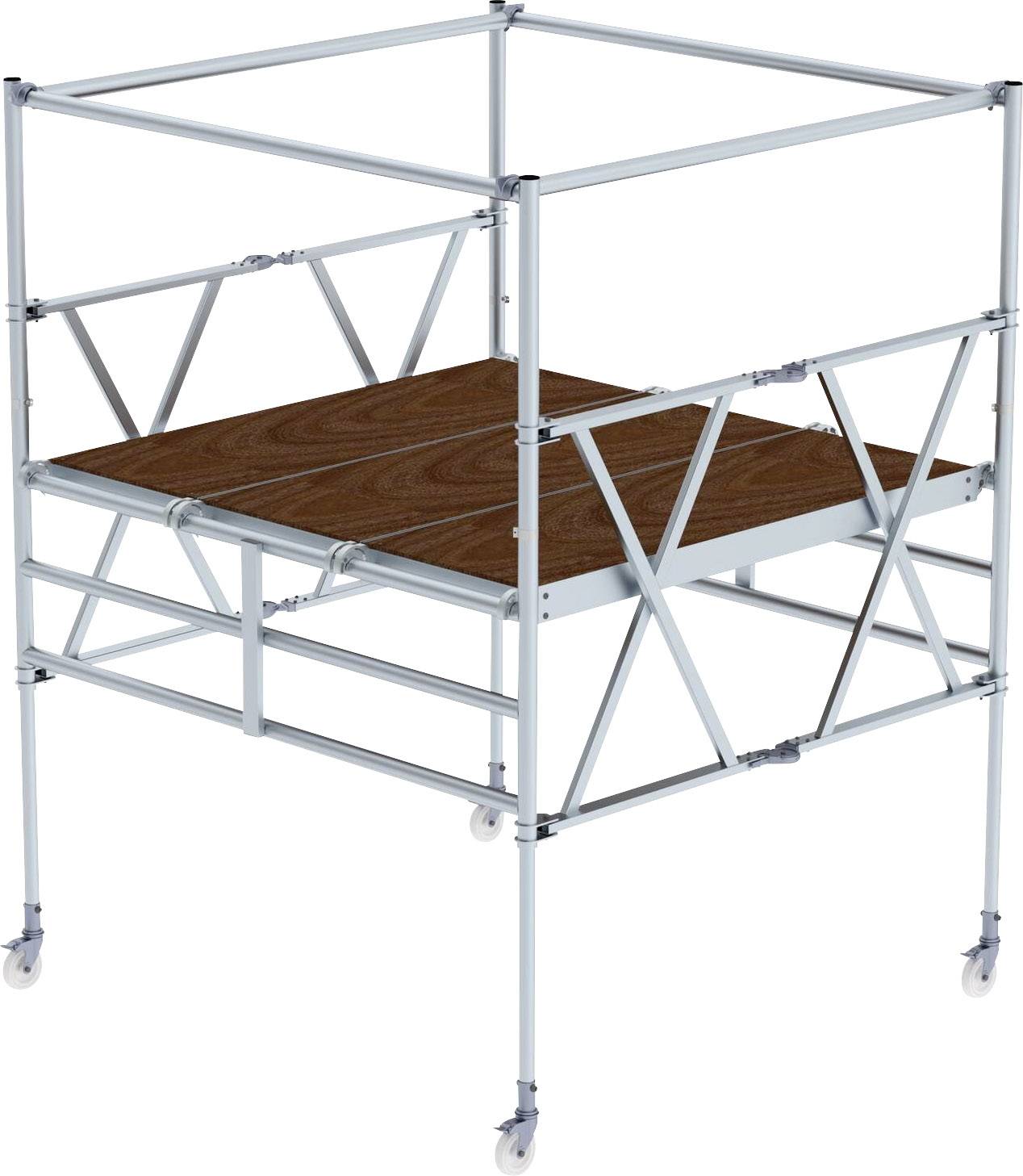 MUNK Günzburger Steigtechnik 115800 Klappgerüst Montage ohne Werkzeug Arbeitshöhe (max.): 3.7 m