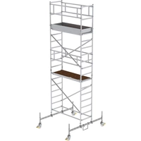 MUNK Günzburger Steigtechnik 154445 Rollgerüst Montage ohne Werkzeug Arbeitshöhe (max.): 6.5m MUNK Günzburger Steigtechnik 154445 Rollgerüst Montage ohne Werkzeug Arbeitshöhe (max.): 6.5m