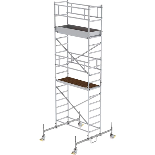 MUNK Günzburger Steigtechnik 154445 Rollgerüst Montage ohne Werkzeug Arbeitshöhe (max.): 6.5m MUNK Günzburger Steigtechnik 154445 Rollgerüst Montage ohne Werkzeug Arbeitshöhe (max.): 6.5m