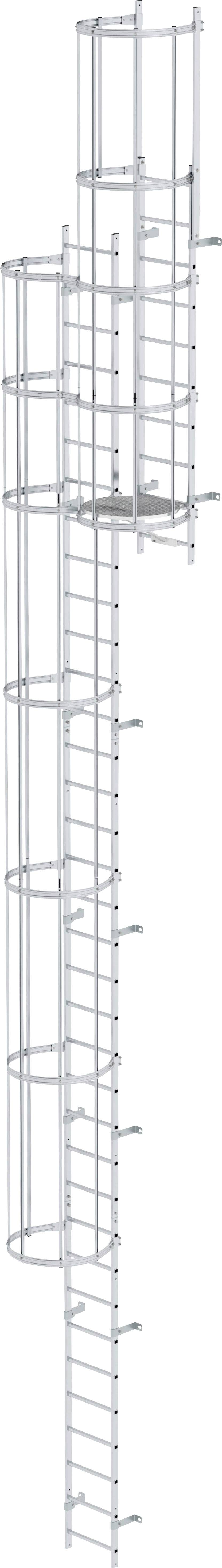 MUNK Günzburger Steigtechnik 510130 Aluminium Mehrzügige Steigleiter Montage mit Werkzeug DIN 18799