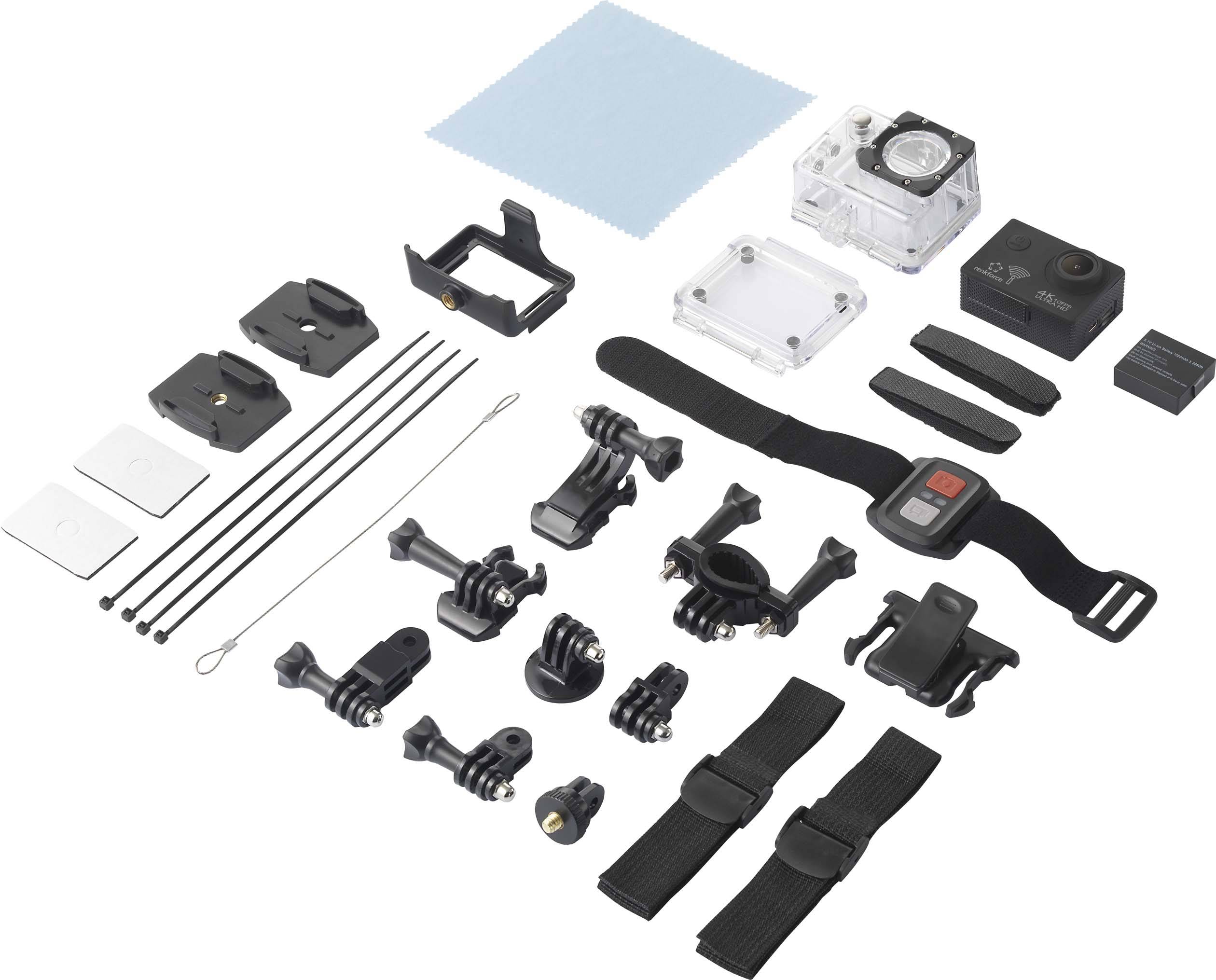 Renkforce AC4K 120 Action Cam 4K, Full-HD, Bildstabilisierung