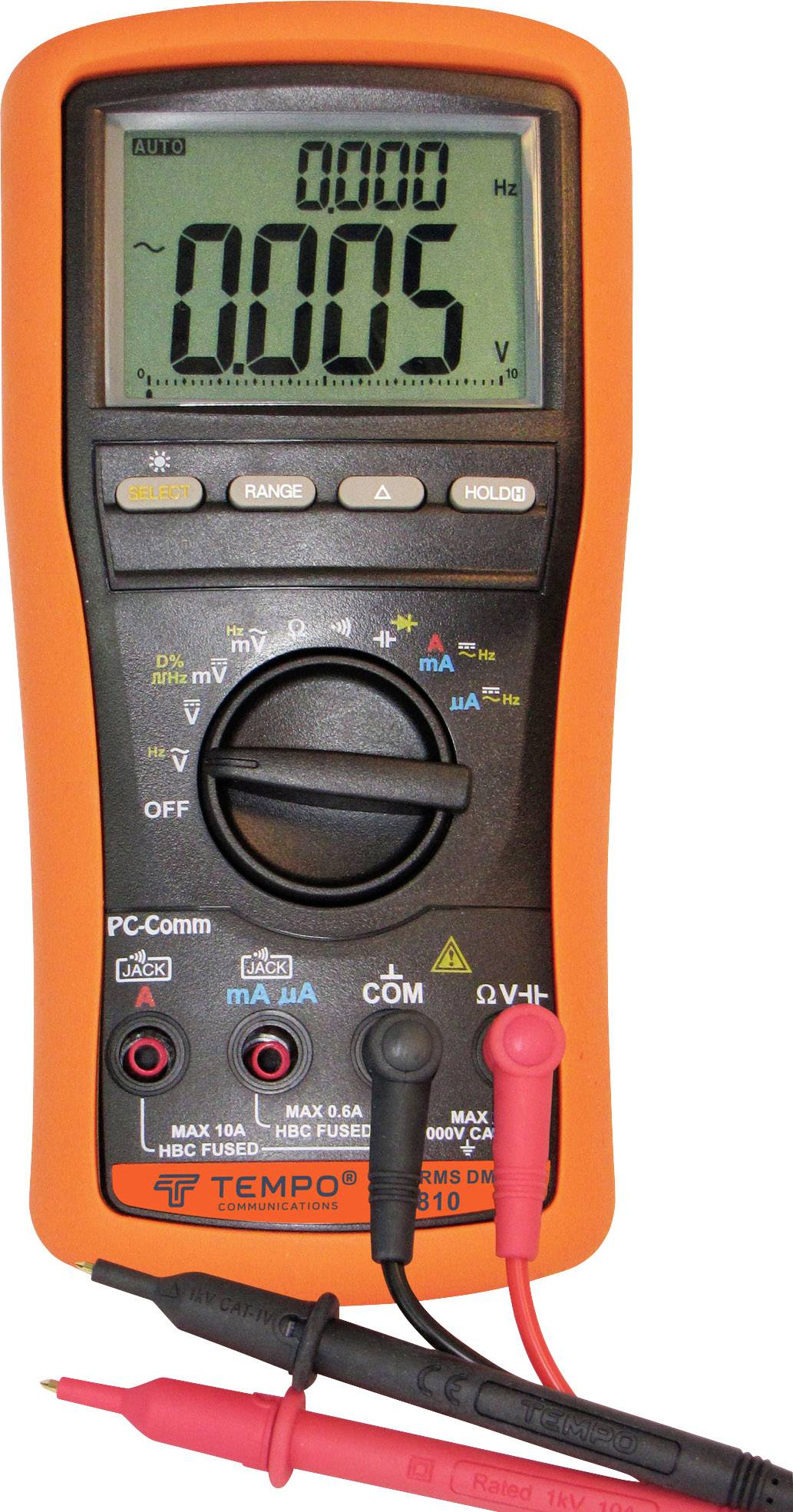 Tempo Communications MM810 Hand-Multimeter digital CAT IV 1000V Anzeige (Counts): 9999