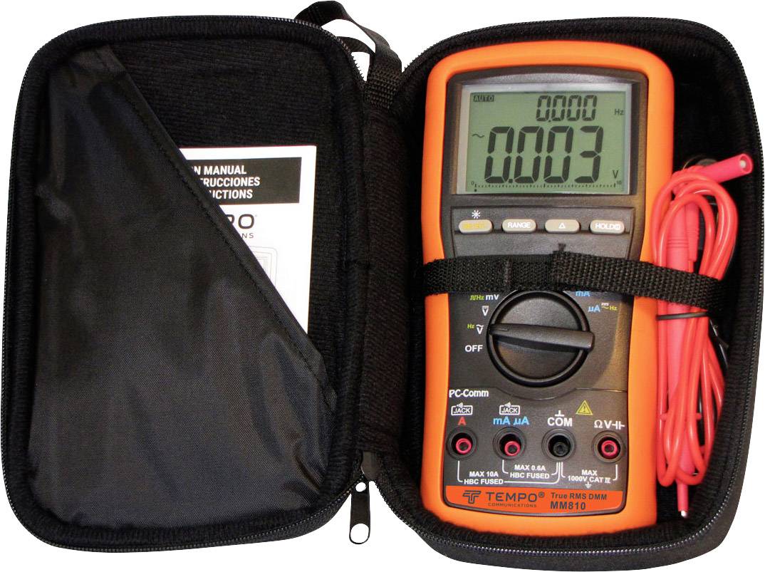 Tempo Communications MM810 Hand-Multimeter digital CAT IV 1000V Anzeige (Counts): 9999