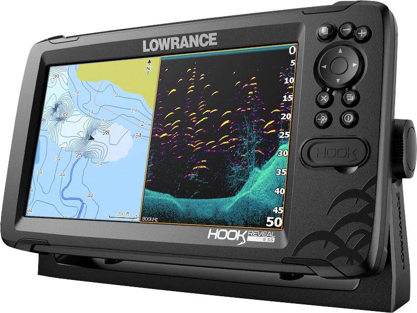 Lowrance Hook Reveal 9 Fischfinder, Kartenplotter