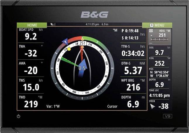 B & G Vulcan 9 FS Kartenplotter