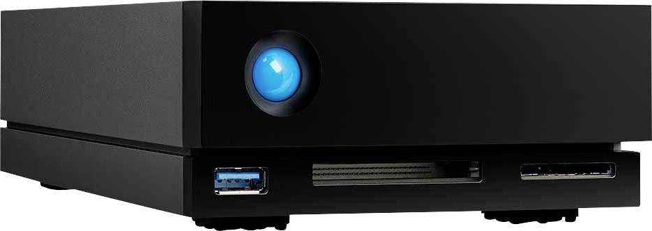 LaCie 1big Dock Thunderbolt 3 4 TB Festplatten-Array Thunderbolt 3, DisplayPort, USB-A (USB 3.2 Gen 2), USB-A (USB 3.2 Gen 1), Kartenleser Schwarz
