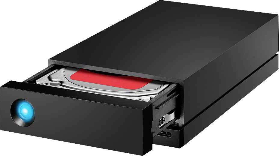 LaCie 1big Dock Thunderbolt 3 4 TB Festplatten-Array Thunderbolt 3, DisplayPort, USB-A (USB 3.2 Gen 2), USB-A (USB 3.2 Gen 1), Kartenleser Schwarz