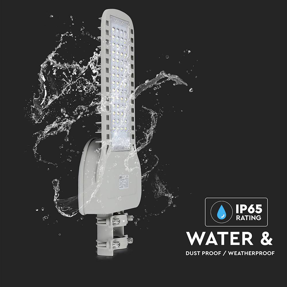 V-TAC VT-104ST 21961 LED-Straßenlicht EEK: D (A - G) LED LED fest eingebaut 100 W Hellgrau