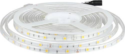 V-TAC VT-5050 30 3000K 2145 LED-Streifen mit Stecker 12V 5m Warm-Weiß