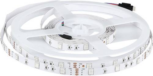 V-TAC VT-5050 30 RGB 2124 LED-Streifen mit Stecker 12V 5m Weiß