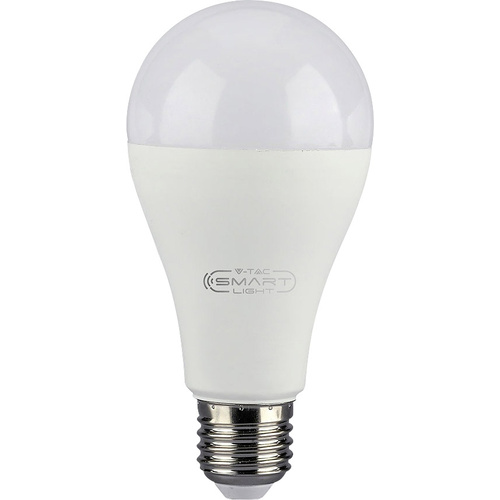 V-TAC 2753 LED EEK F (A - G) E27 Glühlampenform 15 W = 85 W RGBW (Ø x L) 65 mm x 135 mm app-gesteue