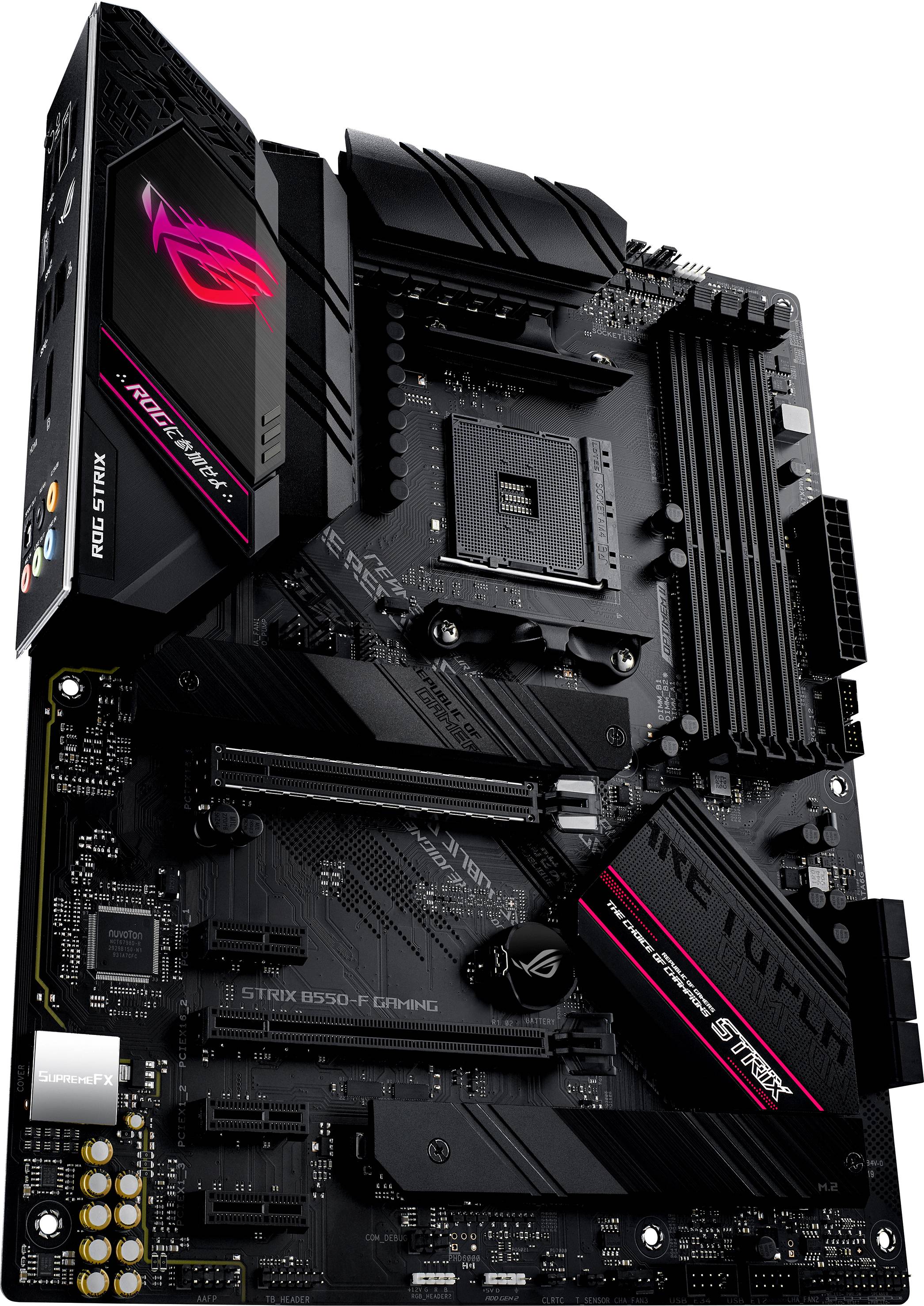 Asus ROG STRIX B550-F GAMING Mainboard Sockel (PC) AMD® AM4 Formfaktor (Details) ATX Mainboard-Chipsatz AMD® B550