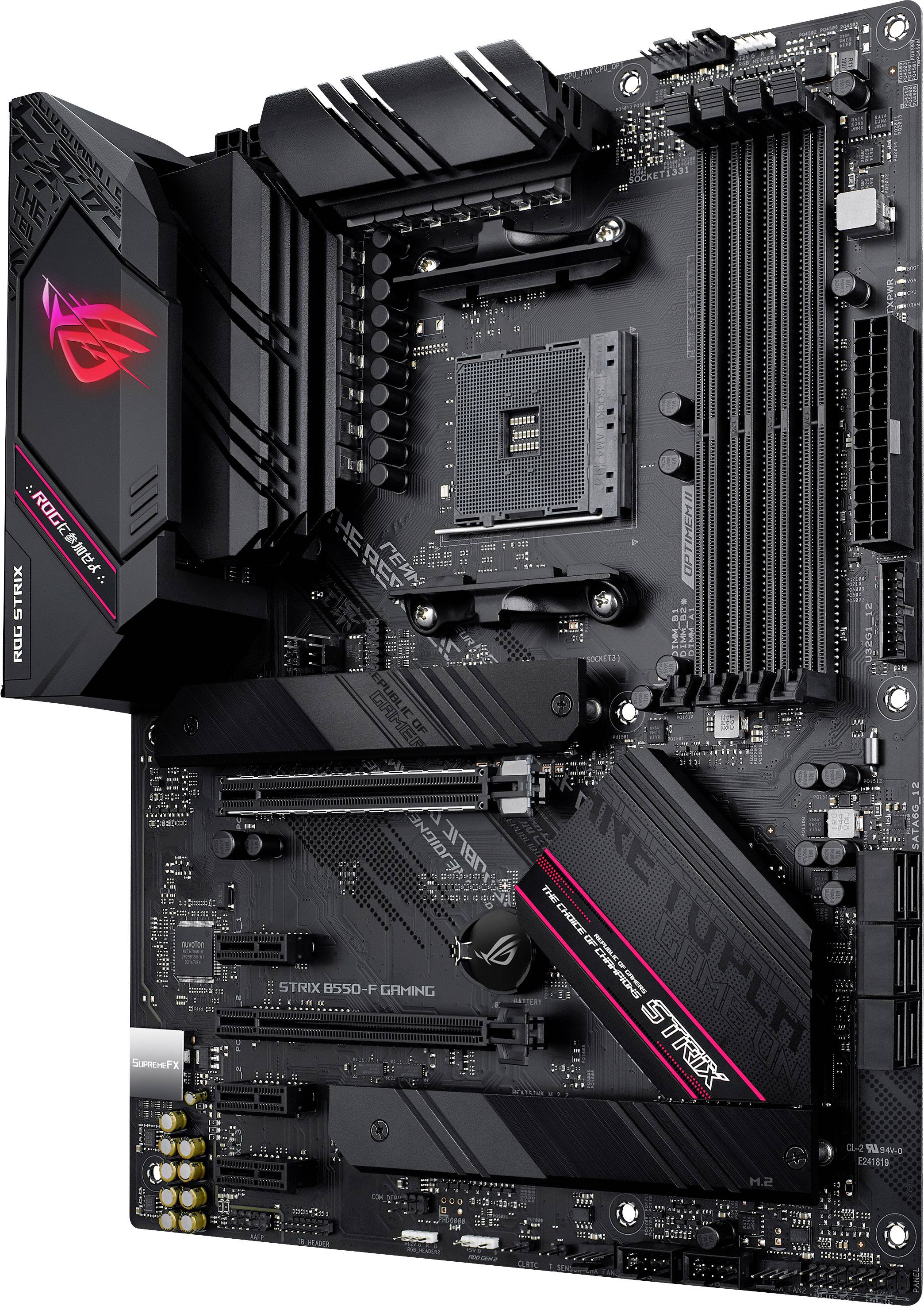 Asus ROG STRIX B550-F GAMING Mainboard Sockel (PC) AMD AM4 Formfaktor (Details) ATX Mainboard-Chips