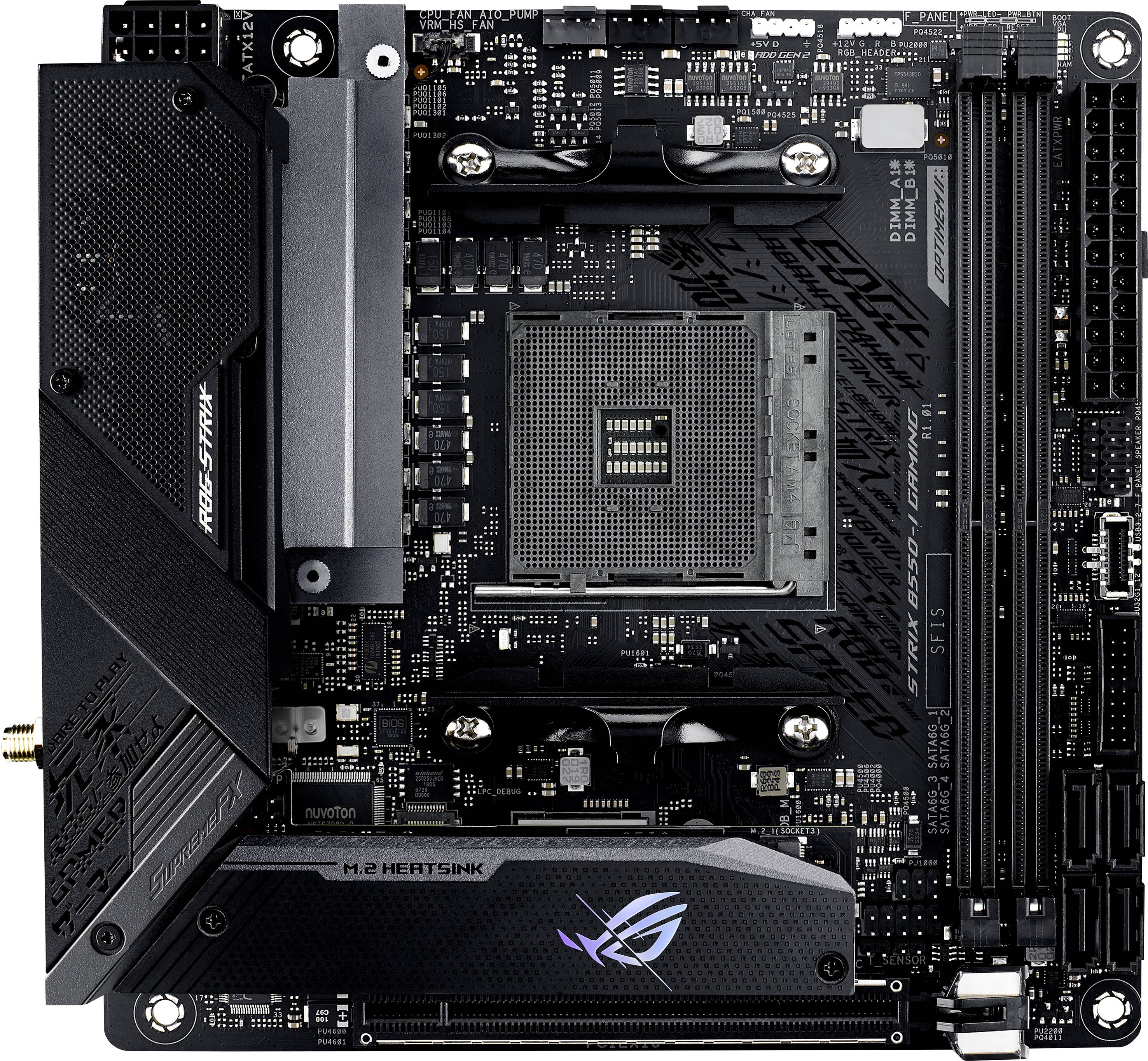 Asus ROG STRIX B550-I GAMING Mainboard Sockel (PC) AMD AM4 Formfaktor (Details) Mini-ITX Mainboard-